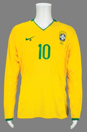 Lot #919 Soccer: Ronaldinho Match-Worn Jersey - Image 1