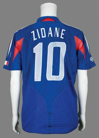Lot #921 Soccer: Zinedine Zidane Match-Worn Jersey - Image 2