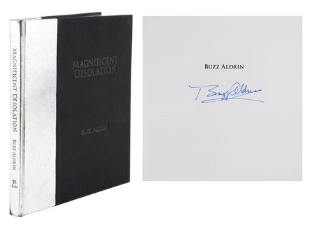 Lot #455 Buzz Aldrin Signed Book - Image 1