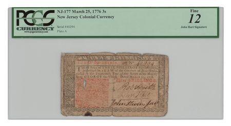Lot #263 John Hart Signed Currency - Image 1