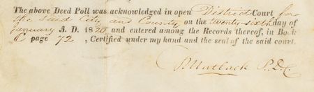 Lot #418 Timothy Matlack Document Signed - Image 2