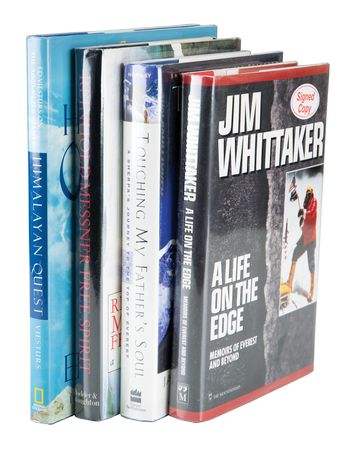 Lot #320 Mountaineering (4) Signed Books - Image 1
