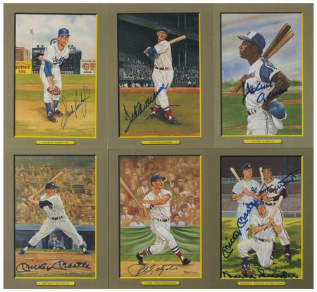 Lot #890 Baseball Hall of Fame Perez-Steele 'Great Moments' Card Sets with (64) Signed Perez-Steele Cards - Image 1