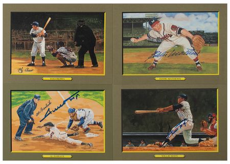 Lot #890 Baseball Hall of Fame Perez-Steele 'Great Moments' Card Sets with (64) Signed Perez-Steele Cards - Image 2