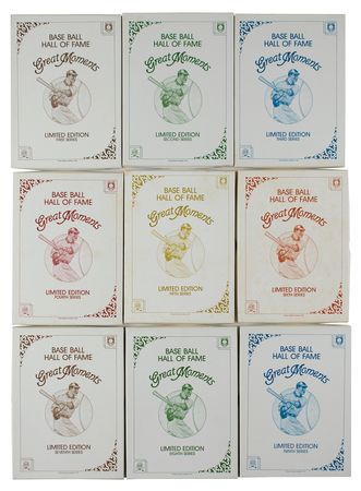 Lot #890 Baseball Hall of Fame Perez-Steele 'Great Moments' Card Sets with (64) Signed Perez-Steele Cards - Image 3