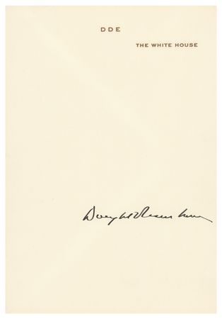 Lot #104 Dwight D. Eisenhower Signature