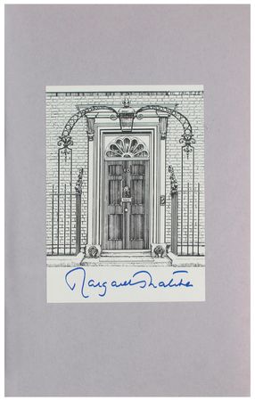 Lot #361 Margaret Thatcher Signed Book - Image 2