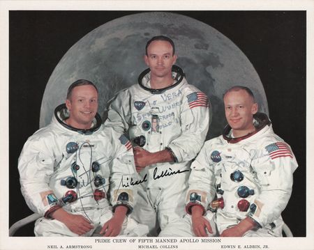 Lot #449 Apollo 11 Signed Photograph - Image 1