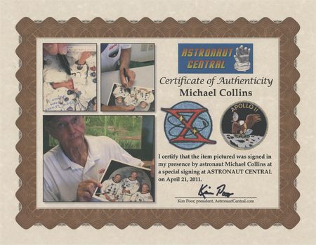 Lot #449 Apollo 11 Signed Photograph - Image 2