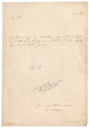 Lot #197 King James II Letter Signed - Image 3