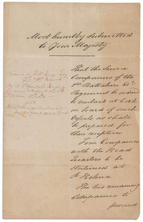 Lot #301 King William IV Document Signed - Image 1
