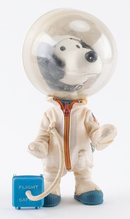Lot #490 John Young Signed Snoopy Doll - Image 1