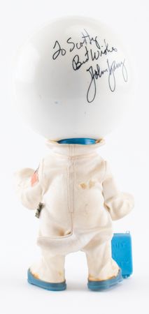 Lot #490 John Young Signed Snoopy Doll - Image 2