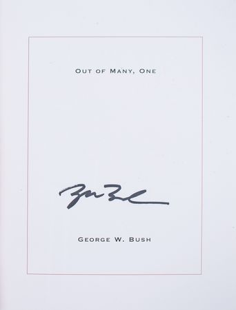 Lot #91 George W. Bush Signed Book - Image 2