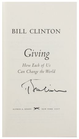 Lot #97 Bill Clinton Signed Book - Image 2