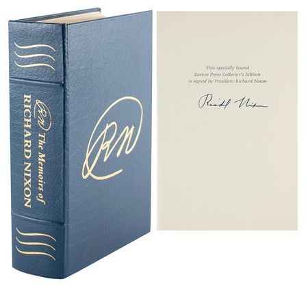 Lot #124 Richard Nixon Signed Book - Image 1