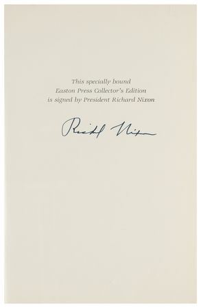 Lot #124 Richard Nixon Signed Book - Image 2