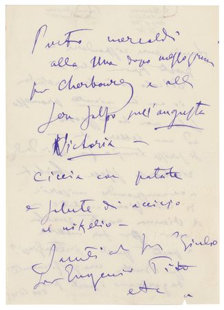 Lot #614 Giacomo Puccini Autograph Letter Signed - Image 3