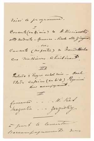 Lot #668 Eugene Ysaye Autograph Letter Signed - Image 2