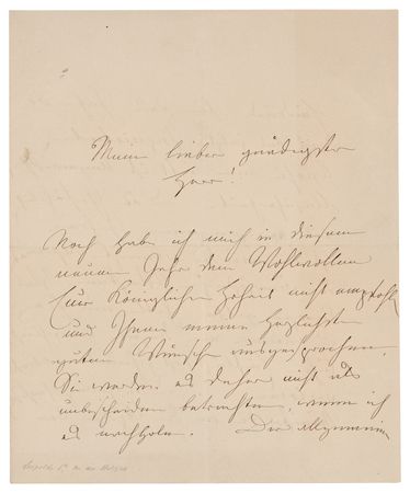 Lot #298 King Leopold I of Belgium Autograph Letter Signed - Image 1