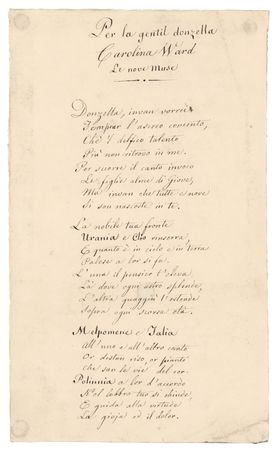Lot #548 Gabriele Rossetti Autograph Manuscript Signed - Image 1