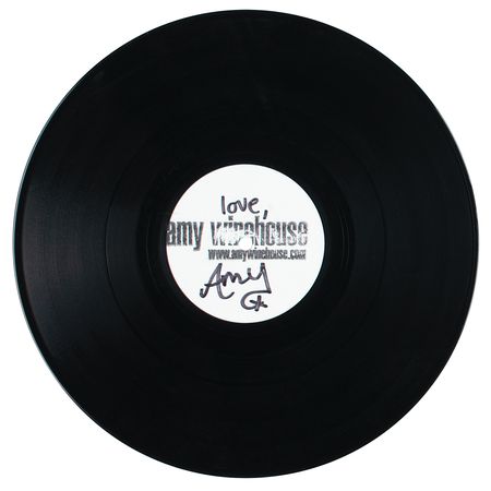 Lot #637 Amy Winehouse Twice-Signed Promotional Record - Image 2