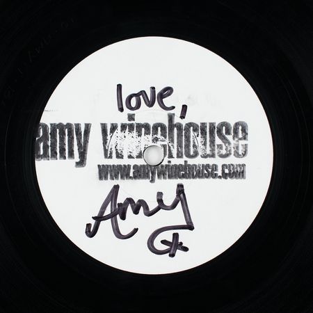 Lot #637 Amy Winehouse Twice-Signed Promotional Record - Image 3