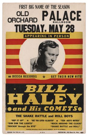 Lot #628 Bill Haley and His Comets Original 1957 Poster - Image 1
