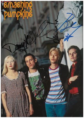 Lot #722 Smashing Pumpkins Signed Photograph - Image 2