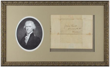 Lot #6 Thomas Jefferson Hand-Addressed Cover - Image 1