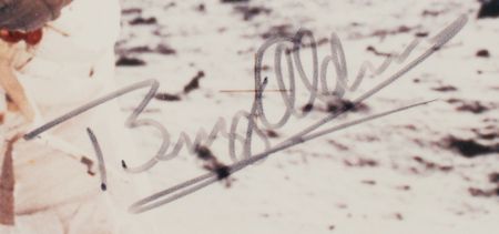 Lot #450 Buzz Aldrin Signed Photograph - Image 2