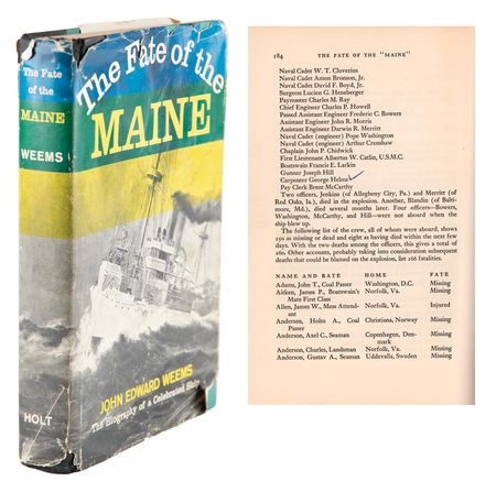 Lot #390 USS Maine: George Helms Archive: The archive of Lt. George Helms, Chief Carpenter of the USS Maine - Image 8