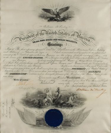 Lot #47 William McKinley Document Signed as President - Image 2