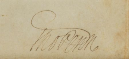 Lot #334 Thomas Penn Document Signed - Image 2