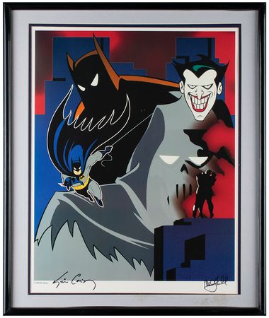 Lot #815 Batman and Joker: Hamill and Conroy Signed Print - Image 1