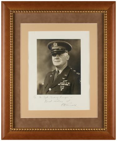 Lot #392 Hap Arnold Signed Oversized Photograph - Image 1