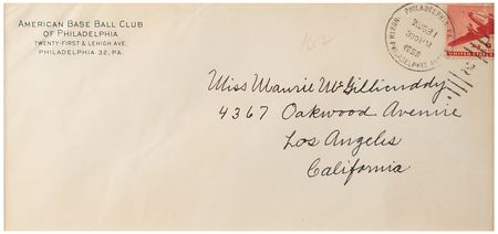 Lot #912 Connie Mack Autograph Letter Signed - Image 3