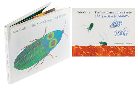 Lot #566 Eric Carle Signed Book with Sketch - Image 1