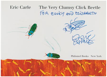 Lot #566 Eric Carle Signed Book with Sketch - Image 2