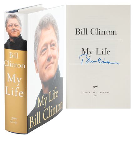 Lot #98 Bill Clinton Signed Book - Image 1
