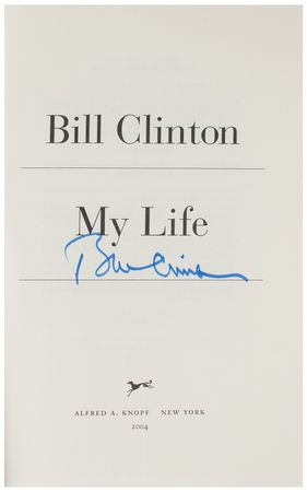 Lot #98 Bill Clinton Signed Book - Image 2