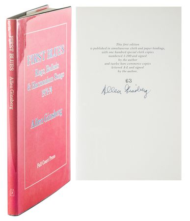 Lot #576 Allen Ginsberg Signed Book - Image 1