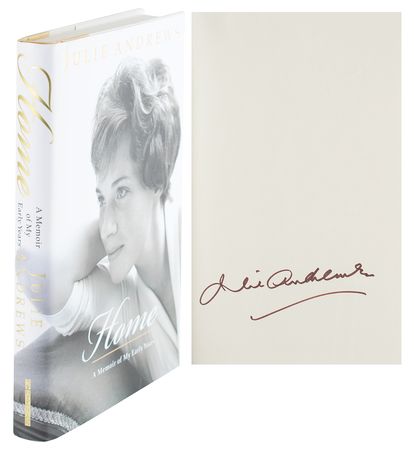 Lot #814 Julie Andrews Signed Book - Image 1