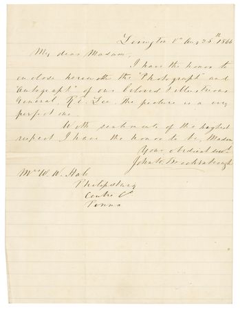 Lot #379 Robert E. Lee: Exemplary, unblemished portrait of General Lee?