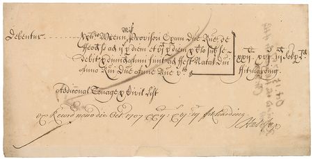 Lot #501 Christopher Wren Autograph Endorsement - Image 2