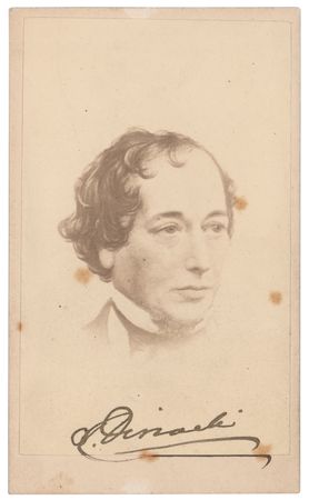 Lot #243 Benjamin Disraeli Signed Photograph - Image 1