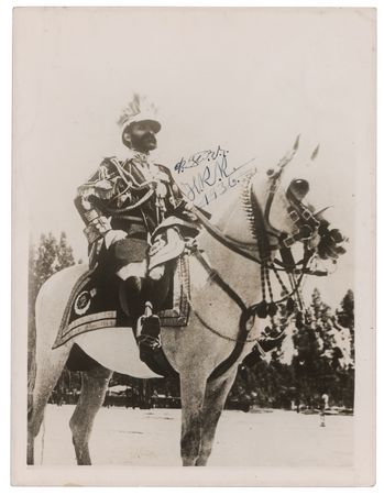 Haile Selassie Signed Photograph | RR Auction
