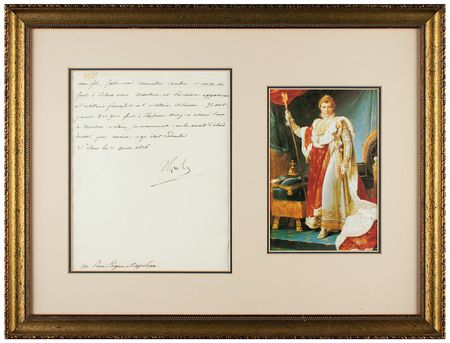 Lot #385 Napoleon Partial Letter Signed - Image 1