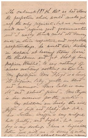 Lot #398 Varina Davis (2) Autograph Letters Signed (One Partial) - Image 3