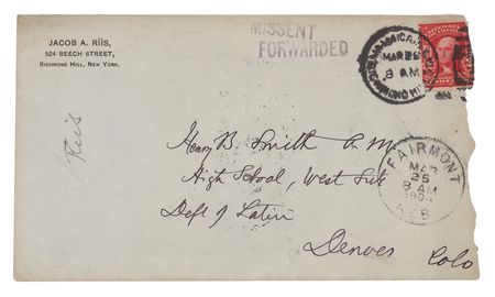 Lot #346 Jacob Riis Autograph Letter Signed - Image 2